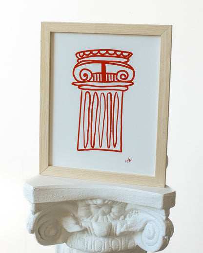 Greek Column I Print